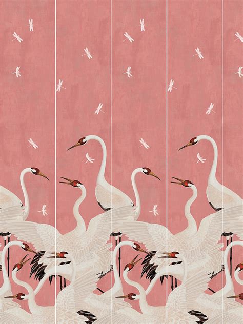 gucci heron' print wallpaper